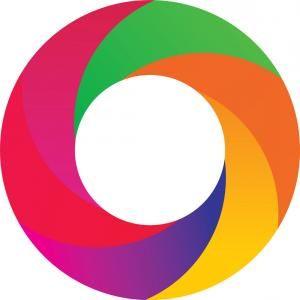 Orange Green Half Circle Logo - Green Half Circle Design Vector Clipart