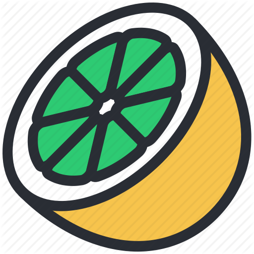 Orange Green Half Circle Logo - Food, fruit, half orange, healthy diet, orange icon