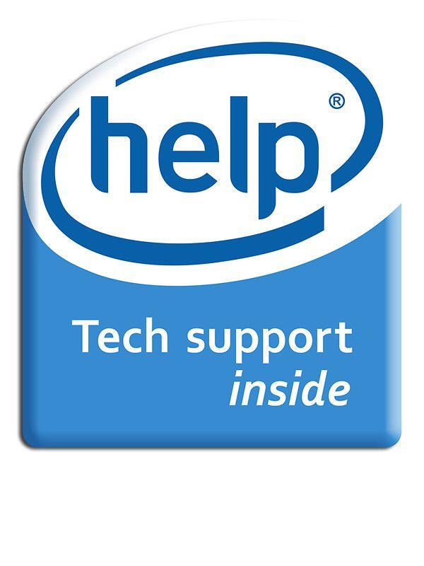 Computer Help Logo - Tech Support Technology Geek