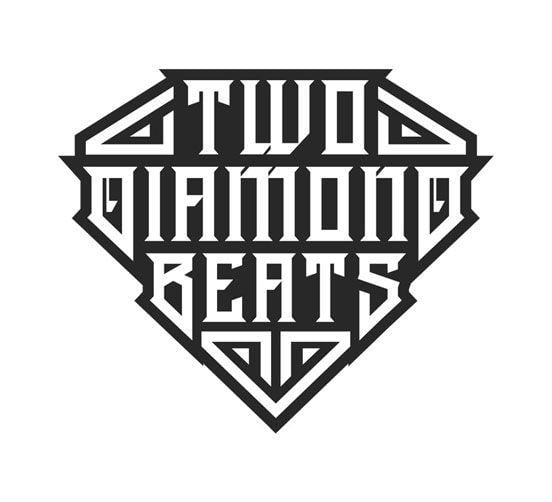 Two Diamond Logo - Two Diamond Beats. Fonts Inspirations. The Design Inspiration