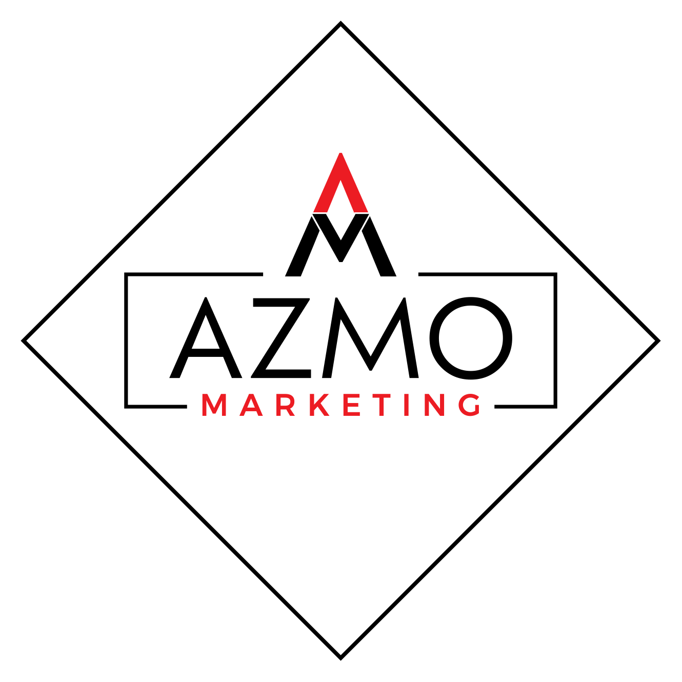 Two Diamond Logo - AZMO Marketing Diamond Logo