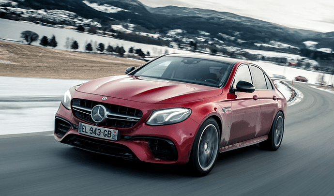 Mercedes AMG Turbo Logo - Mercedes AMG E 63 S : notre essai, 612 ch dans la neige