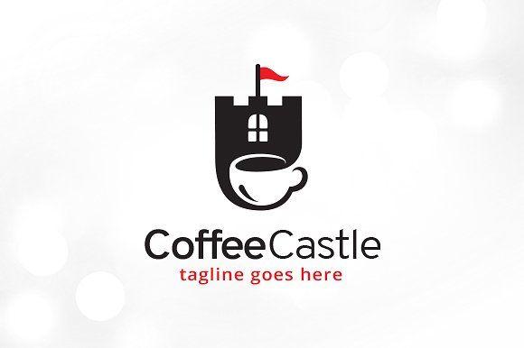Google Castle Logo - Coffee Castle Logo Template Logo Templates Creative Market
