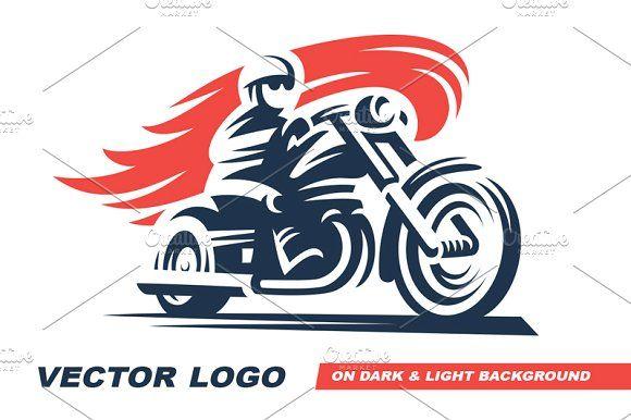 Motorbike Logo - Classic Motorcycle logo ~ Graphic Objects ~ Creative Market