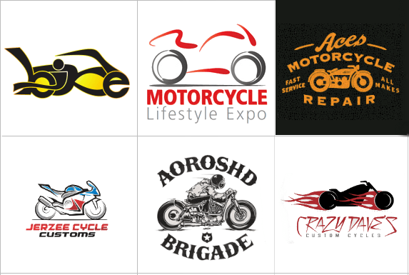 Motorbike Logo - Motorcycle Logo Designs by DesignVamp®