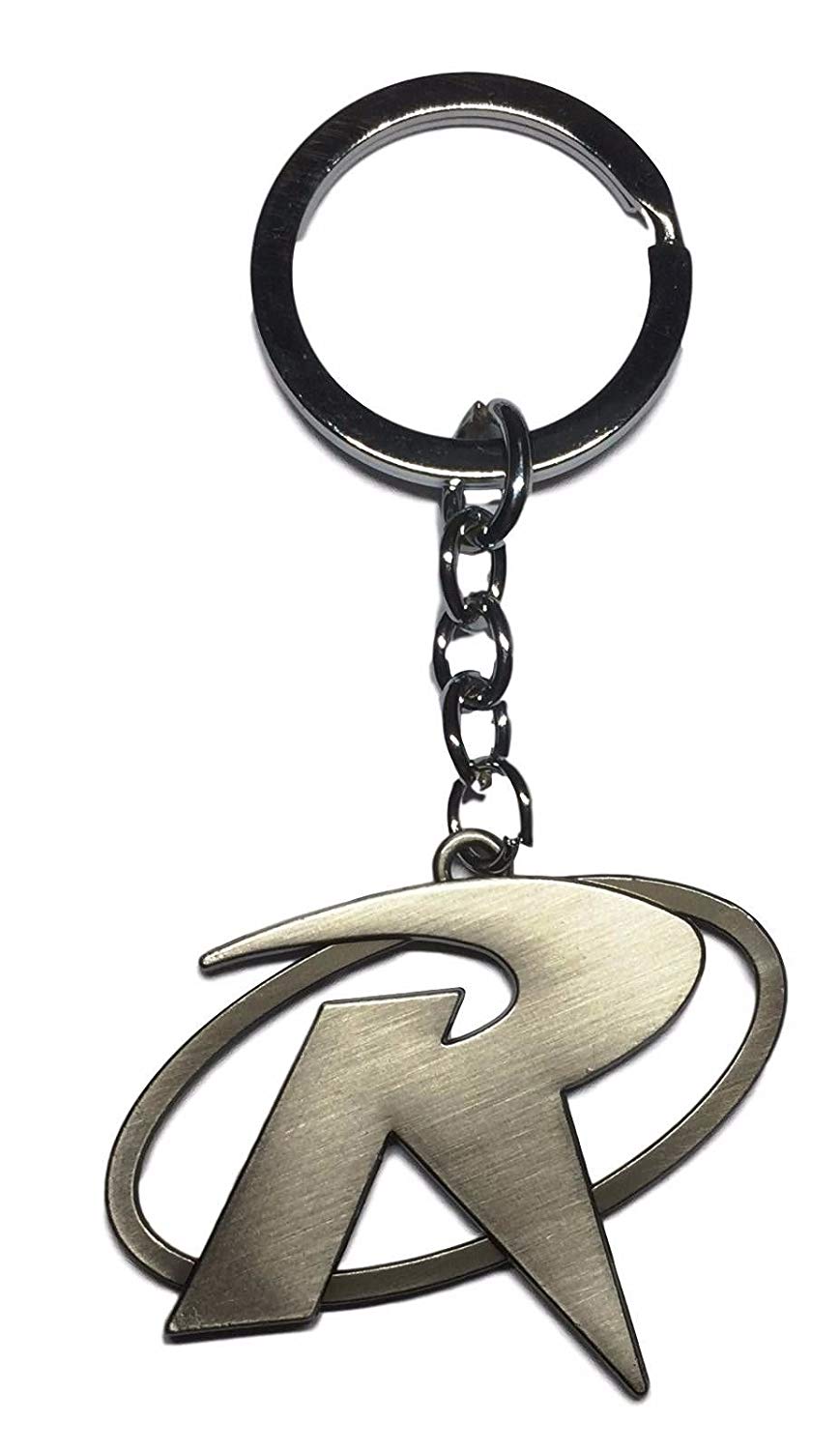 Big R Logo - Robin Big R Logo Metal Keychain Keyring: Clothing