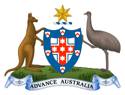 Red and White Kangaroo Logo - Coat of arms of Australia
