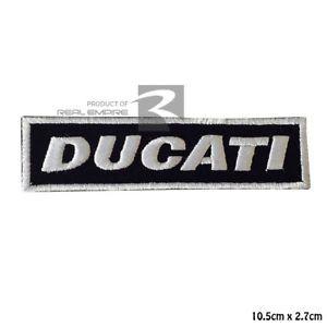 Motorbike Logo - Ducati Motorbike Logo Iron On Sew On Embroidered Patch Badge