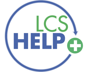 Computer Help Logo - LCS HELP. LogOn Computer Services