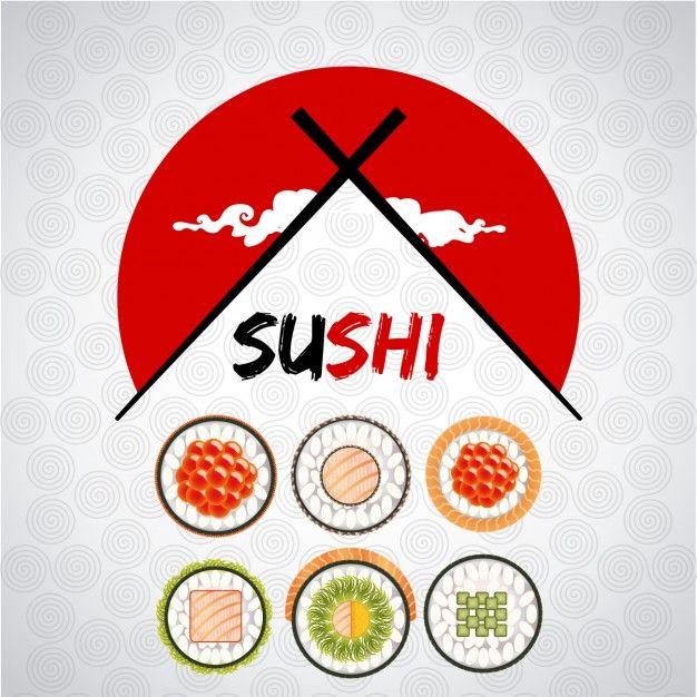 Japanese Food Logo - Sushi Logo Vectors, Photo and PSD files