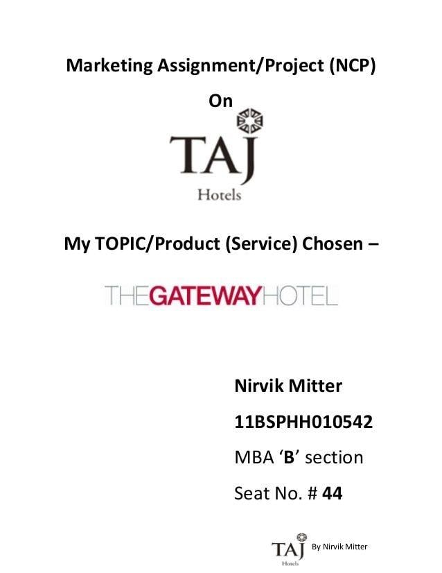 Taj Gateway Logo - Taj | The Gateway Hotels | Marketing - PART 1