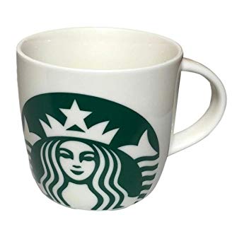 Coffee Cup Starbucks Logo - Amazon.com: Starbucks Logo Mug, 14oz: Kitchen & Dining