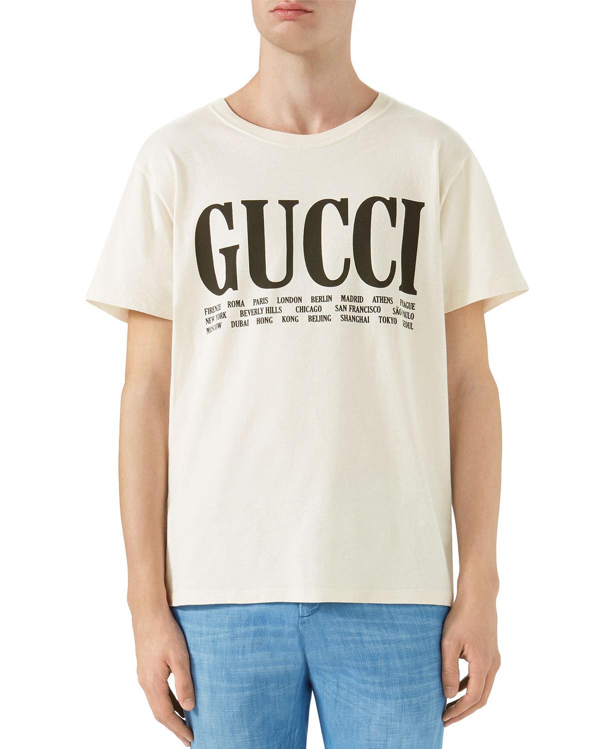 Big Gucci Logo - Gucci Big Vintage Logo T Shirt