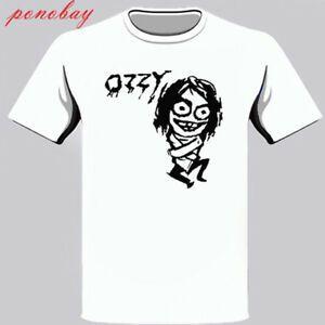 New Ozzy Logo - New Ozzy Osbourne Cartoon Logo English Singer Men's White T-Shirt ...