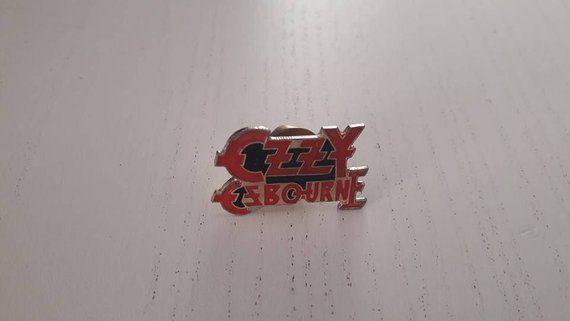 New Ozzy Logo - Ozzy Osbourne Logo Vintage 80s Pin NEW Heavy Metal | Etsy