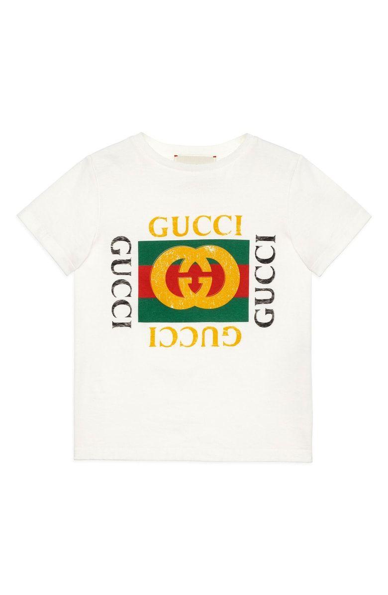 Big Gucci Logo - Gucci Logo Graphic T Shirt (Little Boys & Big Boys)