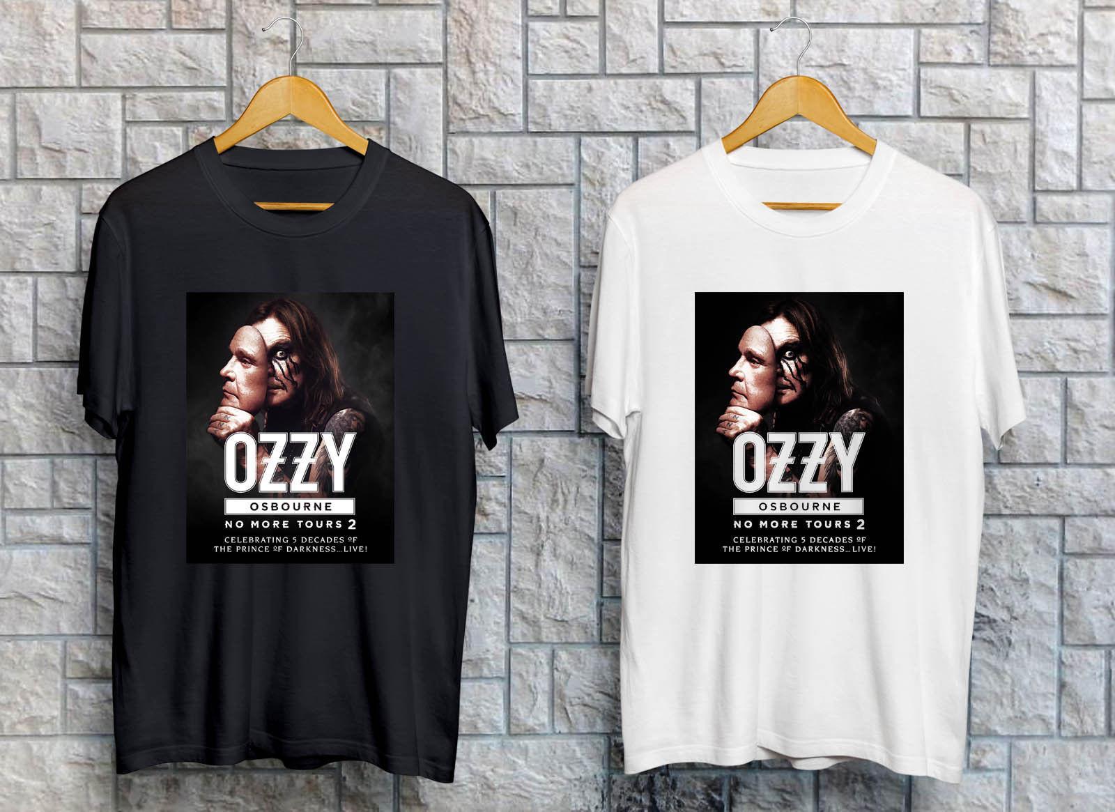 New Ozzy Logo - New Ozzy Osbourne Tour Logo 2018 Men'S Black White T Shirt Top T ...