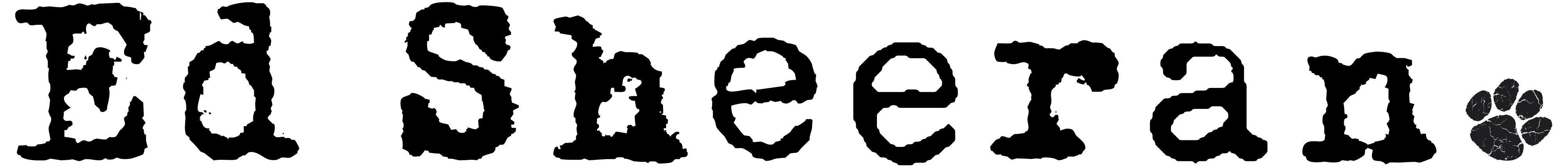 Ed Sheeran Black and White Logo - Ed Sheeran logo. Bullet Journal. Ed Sheeran, Band