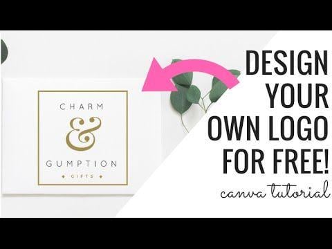 Girly Company Logo - How to Design Your Own Logo For FREE | Easy Tutorial - YouTube
