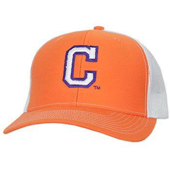 Clemson C Logo - Clemson Tigers Two Tone C Adjustable Mesh Hat