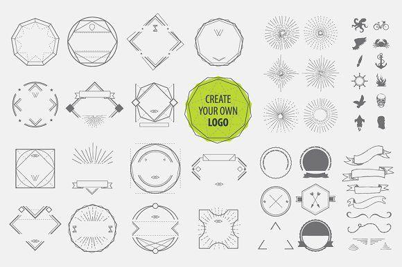 Create Your Own Logo - Create your own logo (Illustrator) ~ Logo Templates ~ Creative Market