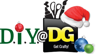 DG Star Logo - Glitter Star Tree Topper - DIY@DG