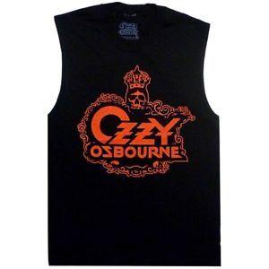 New Ozzy Logo - Ozzy Osbourne Skull Logo Sleeveless Muscle Shirt S M L XL XXL