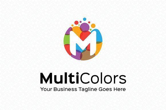 Blue Green Purple Orange Red Circle Logo - Multi Colors Logo Template by Mudassir101 on @creativemarket | Some ...