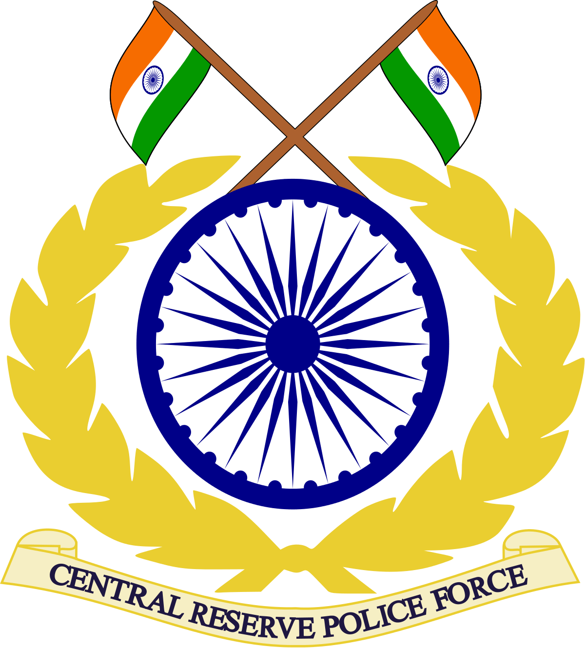 DG Star Logo - Central Reserve Police Force
