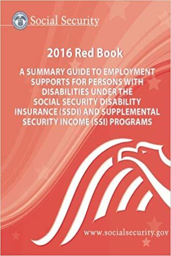 Social Security Administration Red Logo - The Red Book 2016: A summary guide to employment supports
