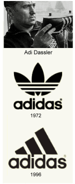 Adidas First Logo - Logo design history A • Logoorange