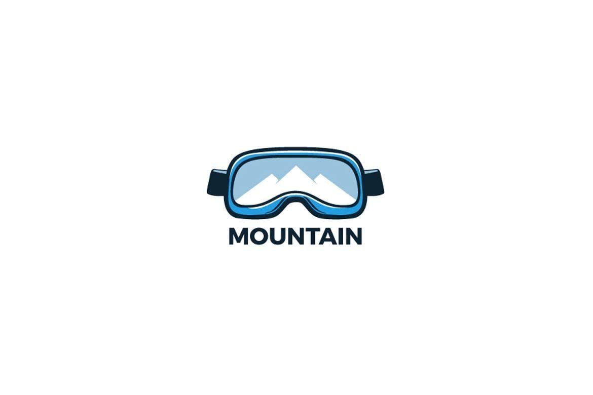 Snow Mountain Logo - Snow Mountain Logo Template AI, EPS | Logo Templates | Pinterest ...