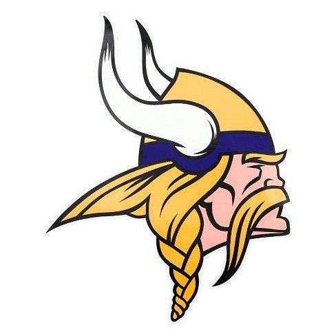 NFL Vikings Logo - NFL Minnesota Vikings Large Outdoor Logo Decal : Target