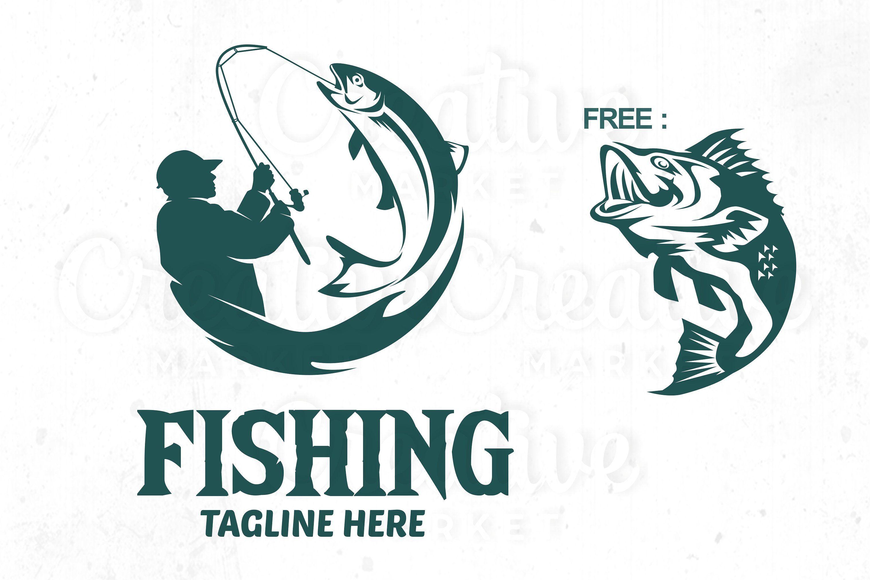 Fishing Logo - Fishing logo Templete, Fish ~ Logo Templates ~ Creative Market