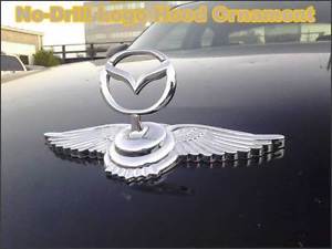 Custom Mazda Logo - No Drill Mazda Chrome Logo Custom Front Hood Ornament