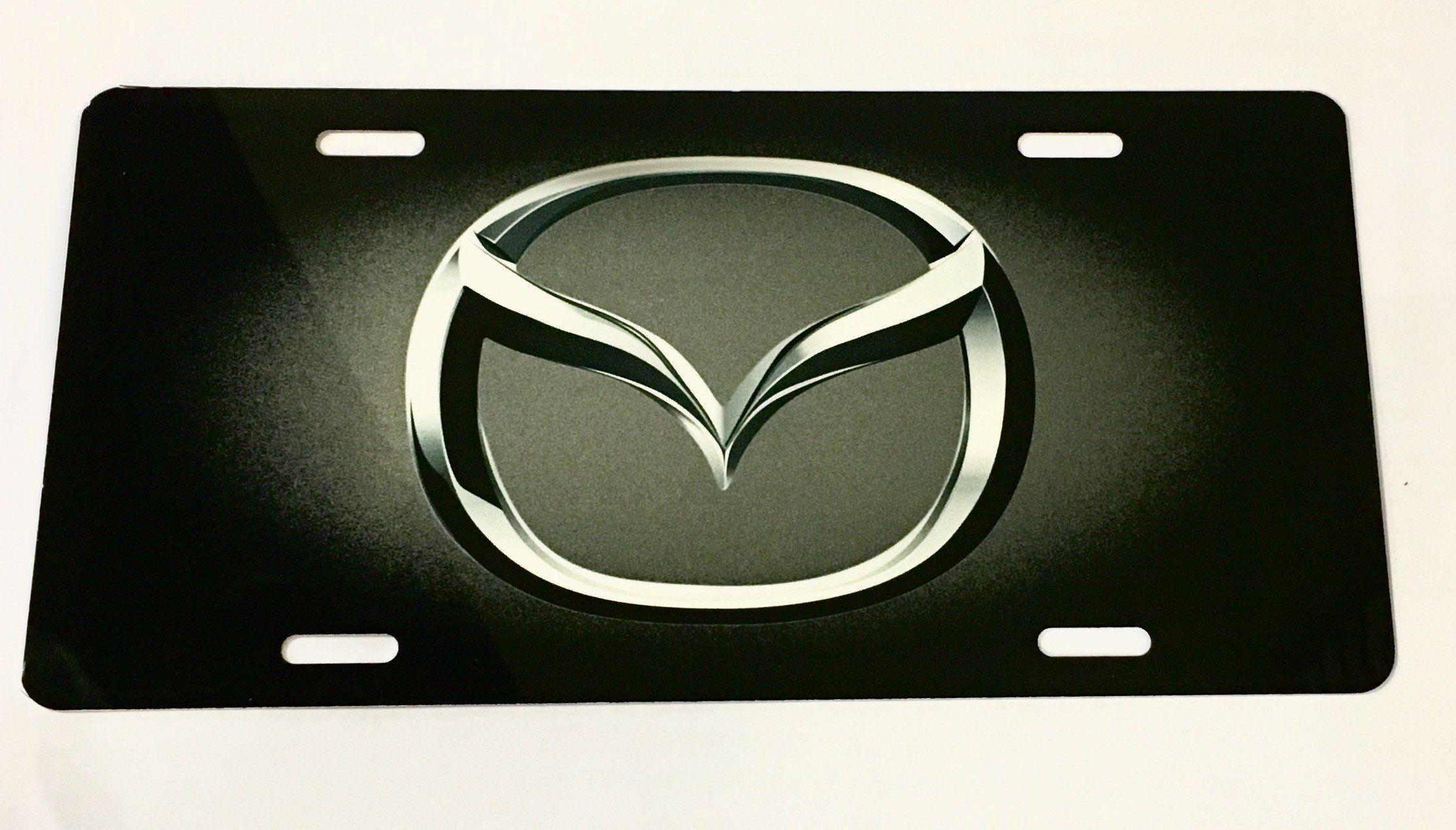 Custom Mazda Logo - Mazda Logo License Plate | Custom Creations