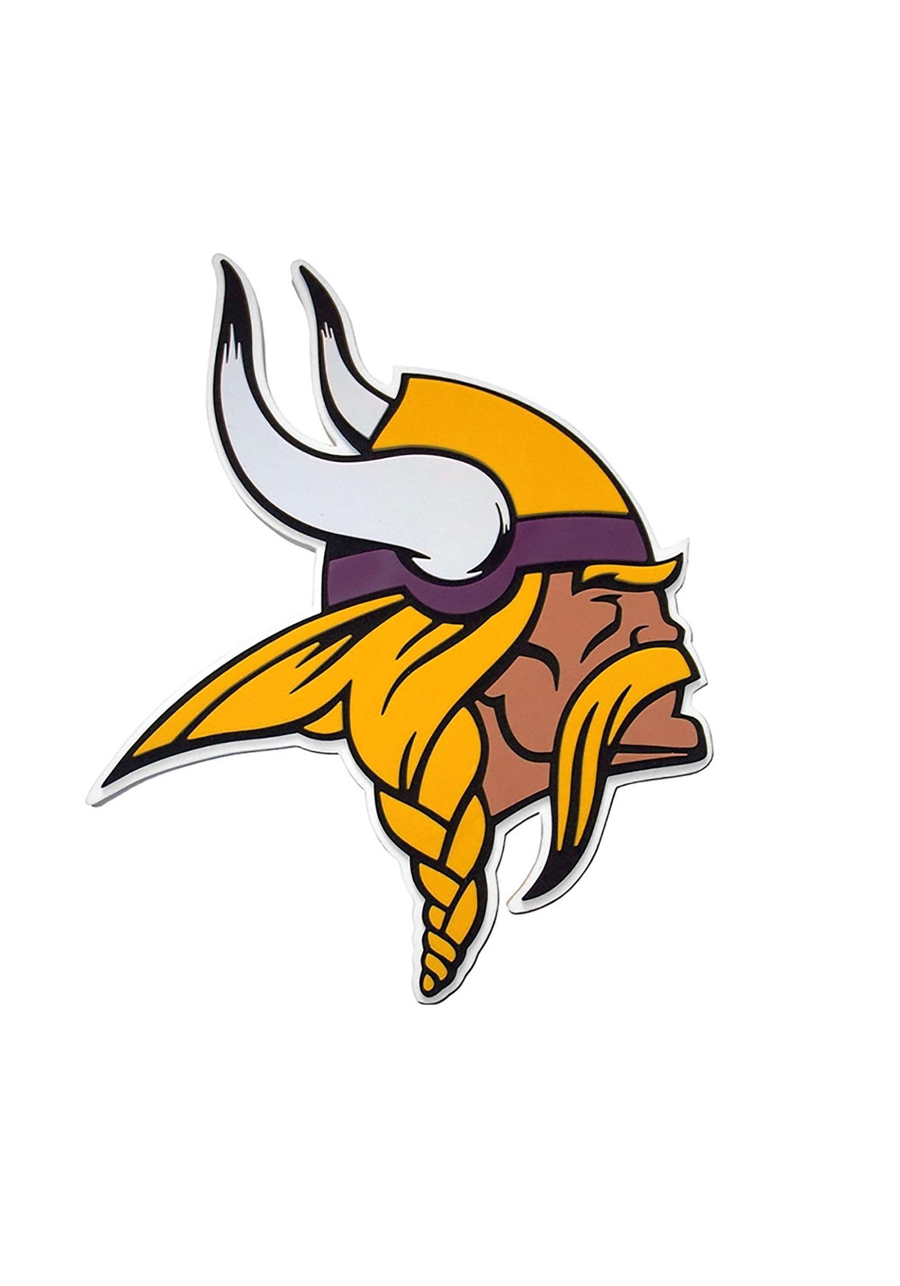 Vikings Logo - Minnesota Vikings NFL Logo Foam Sign