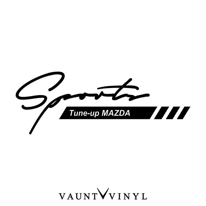 Custom Mazda Logo - VAUNT VINYL Sticker Store: Tune Up MAZDA Mazda Sticker Mazda Mazda