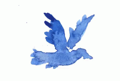 Blue Bird Flying Logo - Flying Blue Bird GIF - Blue Bluebird Bird - Discover & Share GIFs