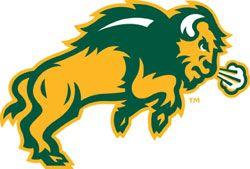 Green Bison Logo - Ndsu Bison Logo Clipart