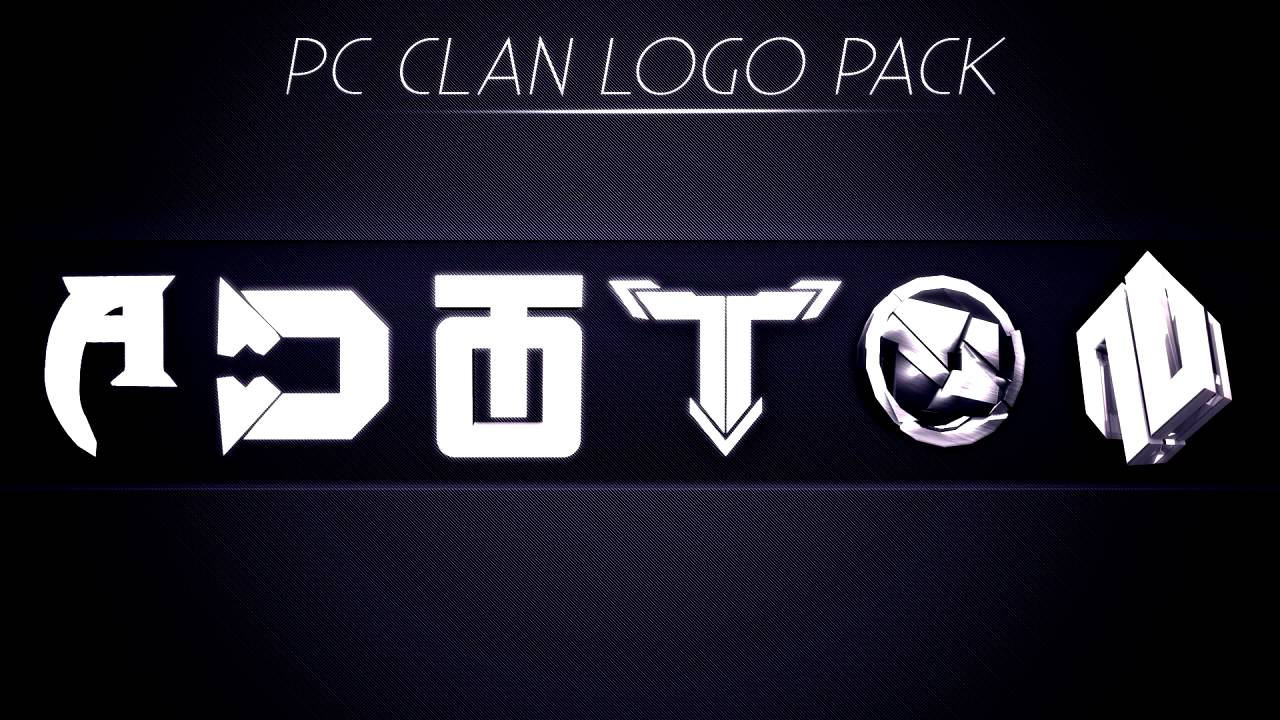 GFX Design Clan Logo - Pc Clan Logo Pack Giveaway! | By TrickyHDPc - YouTube