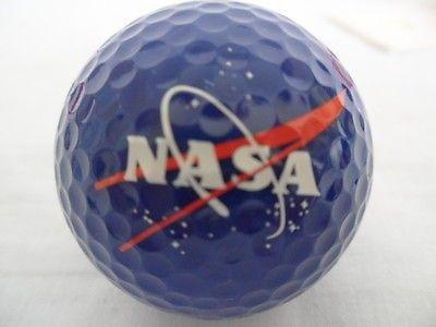 NASA Ball Logo - Kennedy Space Center Golf Ball - Blue with NASA Logo - MINT ...