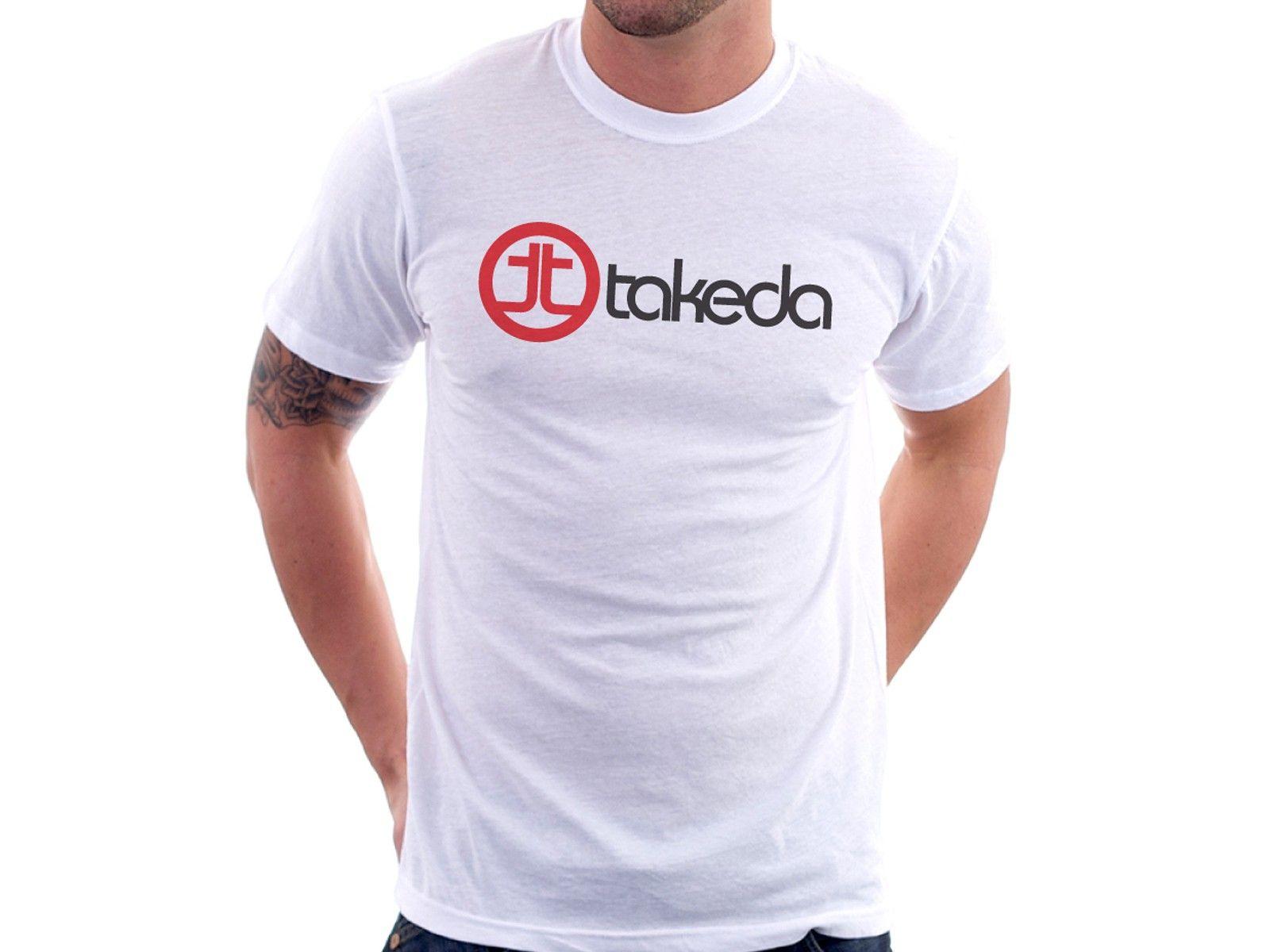 Takeda Logo - Apparel; Shirt, Tee - Takeda Logo, White (L) | aFe POWER