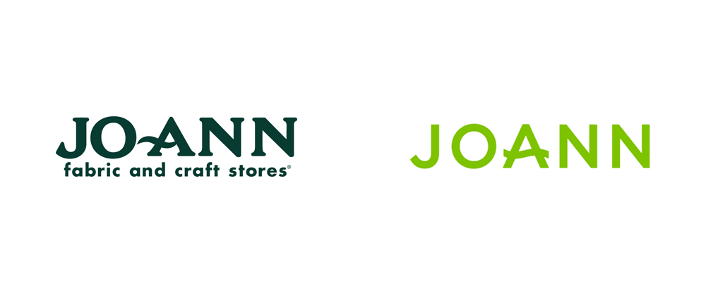 Joann Logo - Brand New: New Capitalization and Logo for JOANN