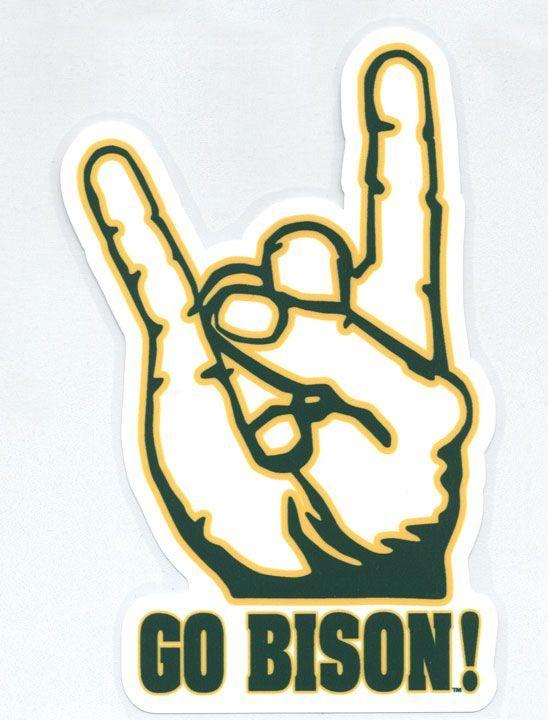 ND Bison Logo - DECAL WINCRAFT HOOK EM. NDSU Bookstore. Silhouette Projects
