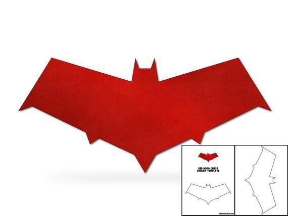 Red Hood Logo - Template for Red Hood Chest Emblem