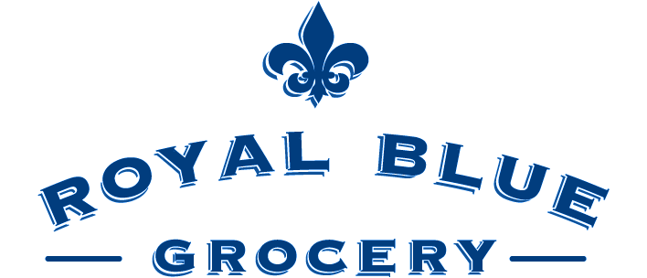 Royal Blue and Logo - Royal Blue Grocery