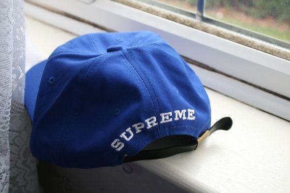 Dark Blue Supreme Logo - Supreme Dark Blue S Logo Hat 6 Panel Nike Adidas Stussy Gosha