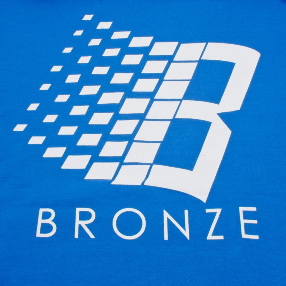 Royal Blue and Logo - Bronze B Logo Champion Brand Hood Royal Blue