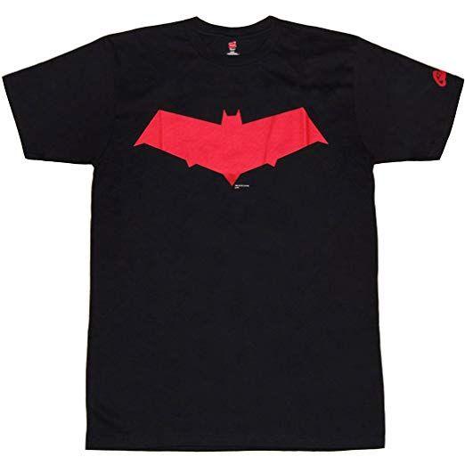 Red Hood Logo - Amazon.com: Batman Red Hood Symbol T-Shirt: Clothing